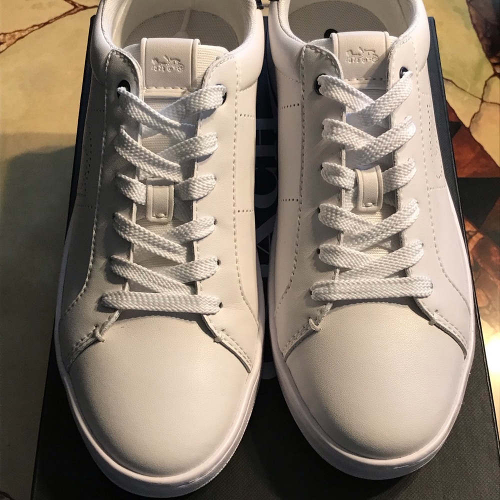Coach leather sneakers